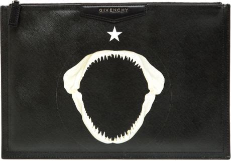 givenchy shark mouth clutch|Shark Lock .